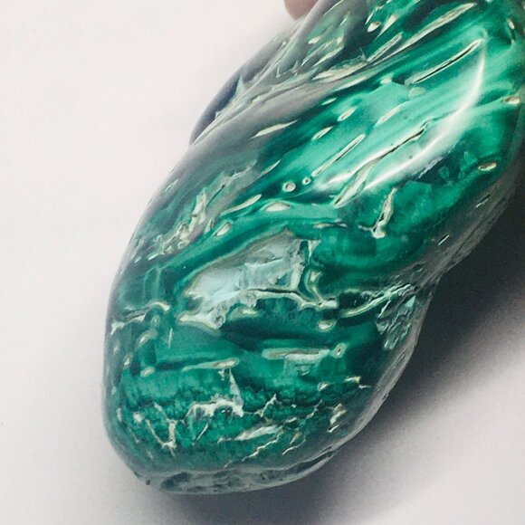 Polished Chatoyant Malachite >2 lbs - Picture 5 of 13
